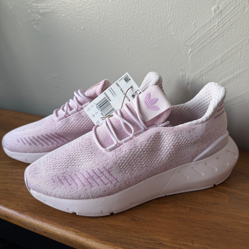Adidas Swift Run 22 Decon Pink White‎ Womens Running Shoes GW6884 Size 7.5